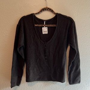 Free people 100% cashmere cardigan sweater size xs